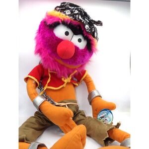 The Muppets Drummer Animal Plush In Chains Nanco Jim Henson 31" in
